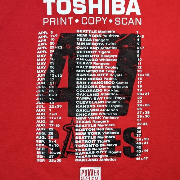 MLB Angels Francisco Rodriguez K-Rod record breaking t-shirt - Picture 5 of 5